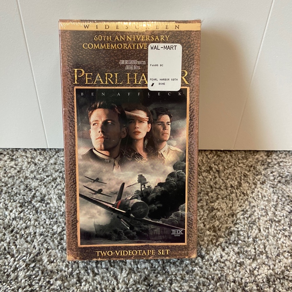 NEW Pearl Harbor VHS 2-Tape Set 60th Anniversary Commemorative Edition Movie